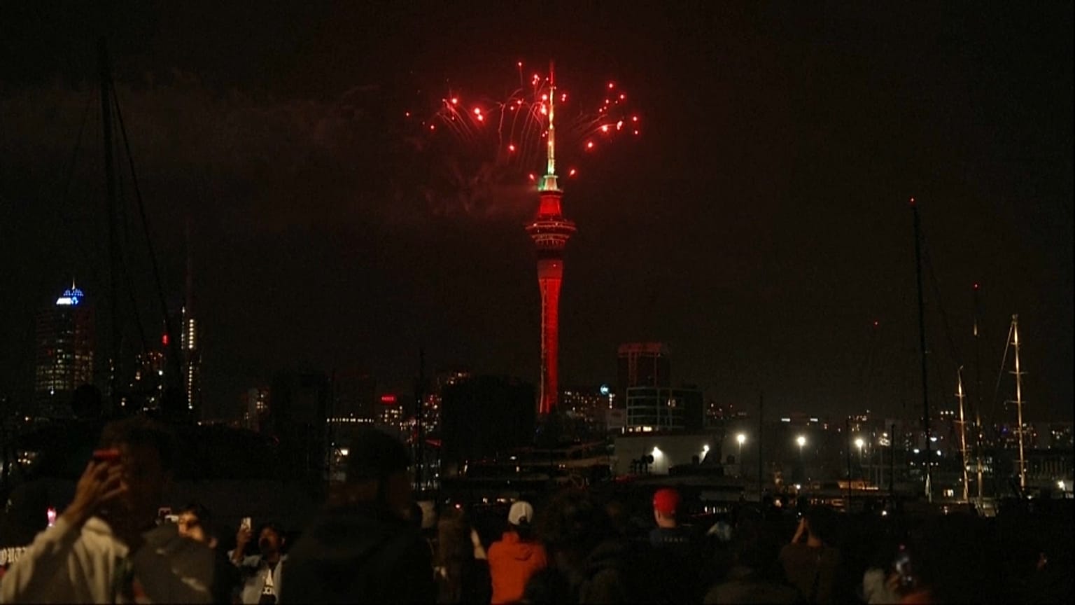 La Sky Tower di Auckland, in Nuova Zelanda