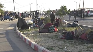 نازحون من غزة.