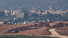 Израильские танки на границе с сектором Газа, 1 января 2024 года