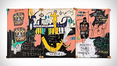  Jean-Michel Basquiat's 'El Gran Espectaculo' or 'The Nile'