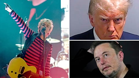 Green Day take aim at Trump and Elon Musk isn’t happy 
