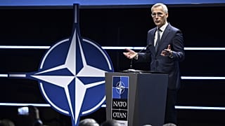 Jens Stoltenberg a NATO októberi stockholmi fórumán