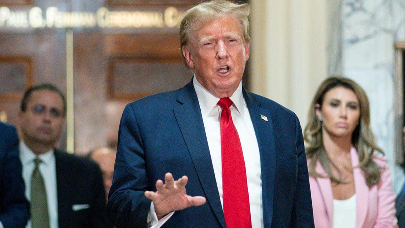 L'ex presidente degli Stati Uniti Donald J. Trump