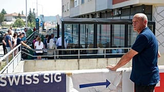 Kosovars apply for a Schengen visa in Kosovo's capital Pristina in 2022