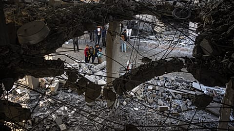 Macerie a Rafah