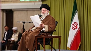 خامنه‌ای در جمع مداحان