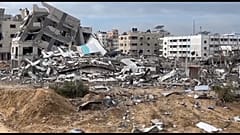 الدمار في مدينة غزة جراء القصف الإسرائيلي. 2024/01/03