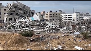 الدمار في مدينة غزة جراء القصف الإسرائيلي. 2024/01/03