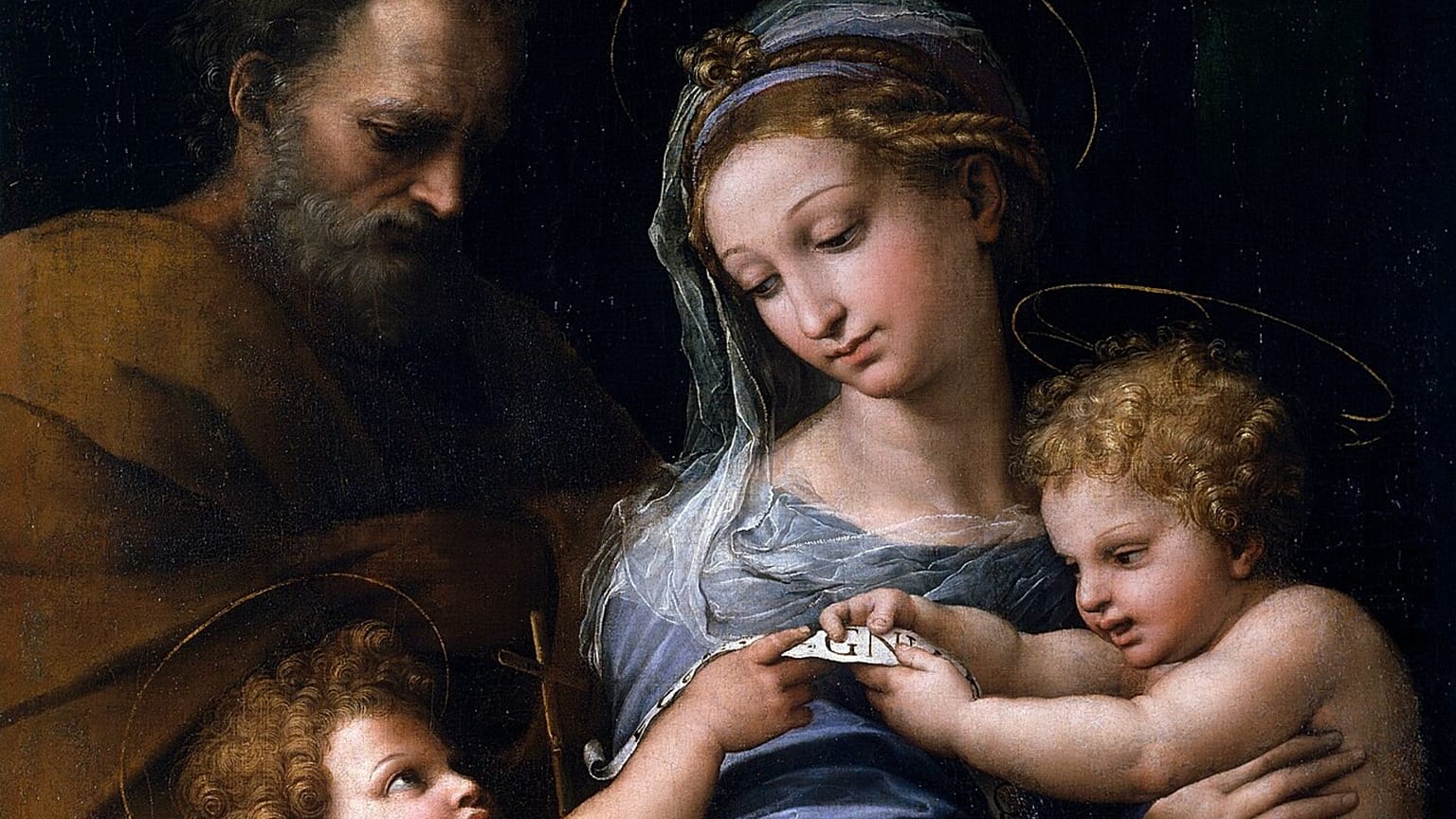 Madone à la rose par Raphaël (1518-1520)