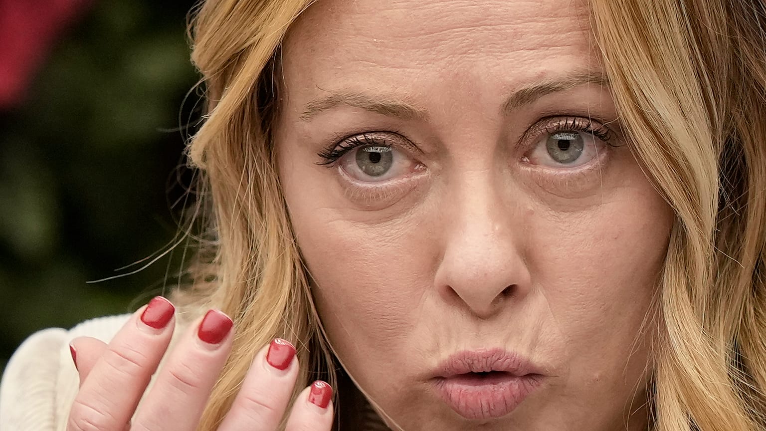 Giorgia Meloni olasz miniszterelnök