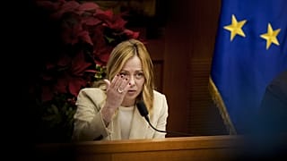 Az olasz miniszterelnök római sajtótájékoztatóján