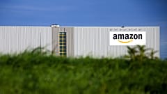 Das Logistikzentrum des Online-Händlers Amazon in Lauwin-Planque, Nordfrankreich. 