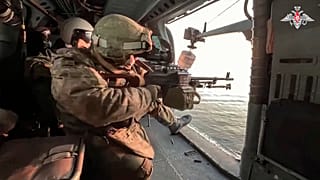 In this photo taken from video released by Russian Defense Ministry Press Service on Friday, Jan. 5, 2024