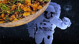 Этот салат из соевых бобов, мака, ячменя, капусты, арахиса, сладкого картофеля и семян подсолнечника может стать оптимальным питанием для мужчин, отправляющихся в длительные космические полеты.