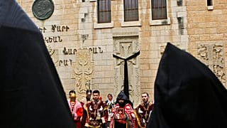 Kudüs'ün Eski Kent bölgesinde yer alan Ermeni Mahallesi'ndeki Aziz Yakup Katedrali (arşiv) 