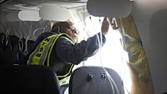 Das riesige Loch in der Bordwand der Boeing-Maschine am 8.1.24