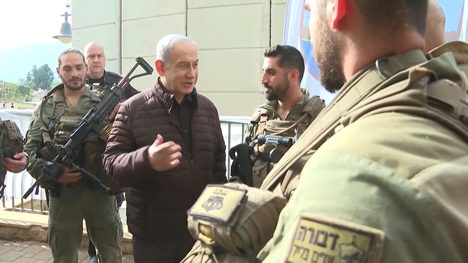 نتنياهو على الحدود مع لبنان