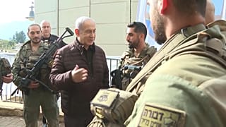 نتنياهو على الحدود مع لبنان