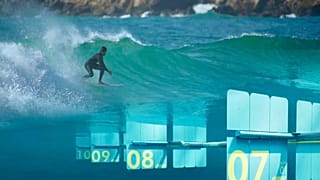 Illustration: EU-supported projects like Wavepiston tap into the sea's clean, renewable energy, harnessing the power of waves and tides