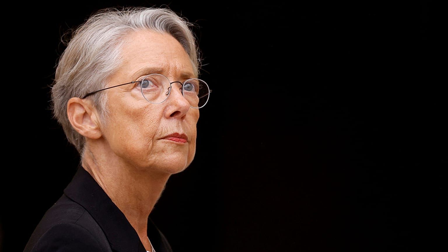 L'ex prima ministra Elisabeth Borne