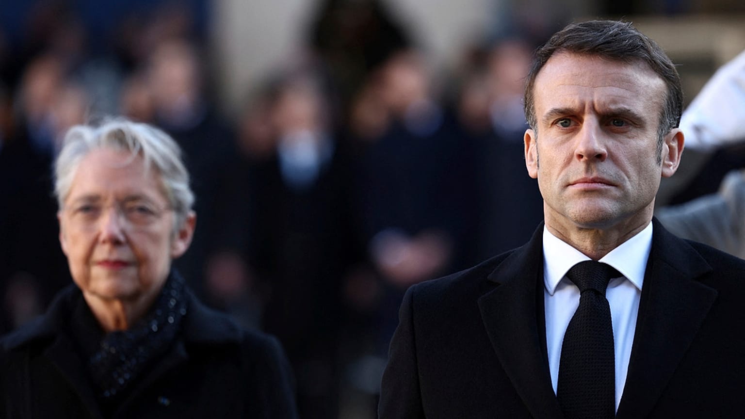 Elisabeth Borne és Emmanuel Macron