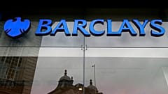 This is a Tuesday, March 1, 2016 file photo of the sign on a branch of Barclays Bank in London.