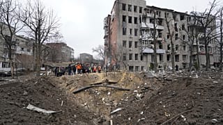 После воздушного удара