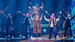 Kalush Orchestra perform at the European MTV Awards 2022 in Dusseldorf, Germany on 13 November 2022.
