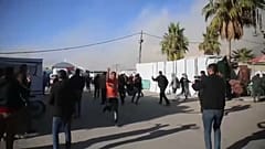 القصف على دير البلح
