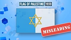 The official Palestinian flag never had a Star of David 