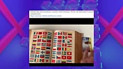 Pro-israelische Posts behaupten, eine einstige Palästina-Flagge zeige einen Davidstern