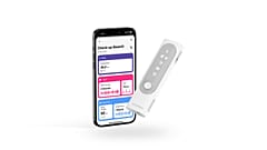 Withing's 4-in-1 home health check tool, the BeamO, unveiled at CES in Las Vegas.