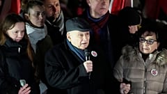 Jaroslaw Kaczynski, dirigeant du parti national conservateur polonais, à Varsovie (Pologne), le 11.01.2024.