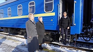Риши Сунак прибыл в Киев на поезде