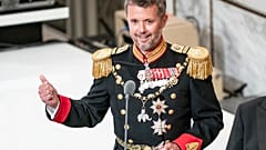 Frederik X., König von Dänemark, als Kronprinz bei einem Gala-Bankett im Schloss Christiansborg im Jahr 2022