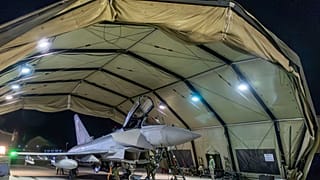 Βρετανικό μαχητικό στη βάση του Ακρωτηρίου στην Κύπρο