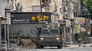 مدرعة إسرائيلية خلال اقتحام جنين-أرشيف