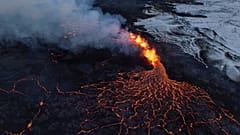 Vulkanausbruch bei Grindavik