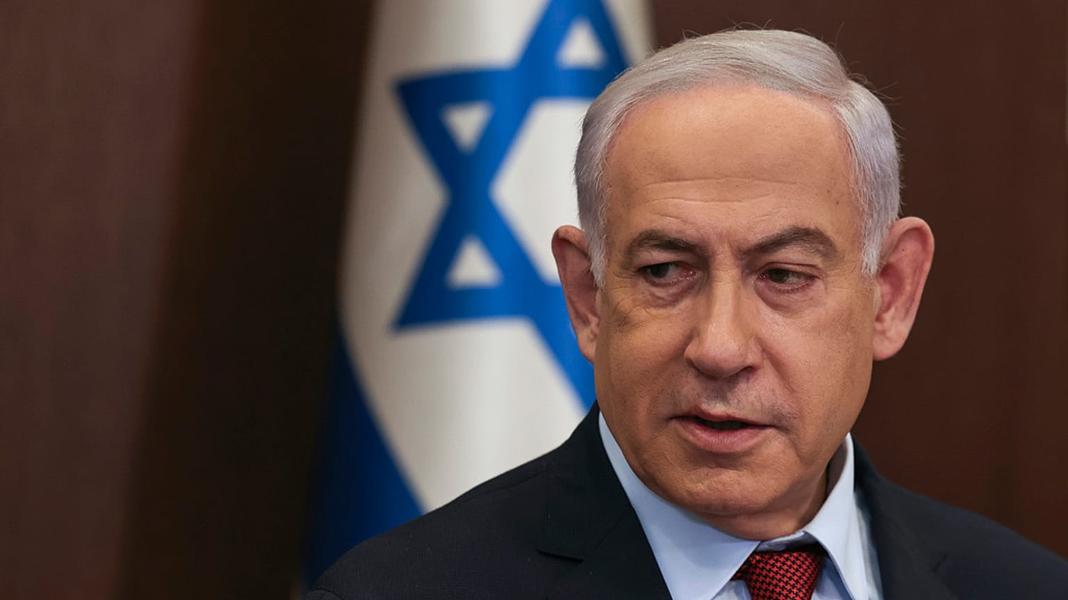 Benjamin Netanyahou dans ses bureaux de Premier ministre israélien, à Jérusalem le 10 décembre dernier. 