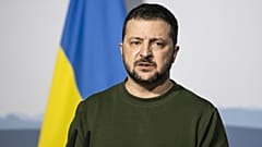 Volodymyr Zelenskyy, President of Ukraine, in Bern, Switzerland. Monday 15 January 2024. 