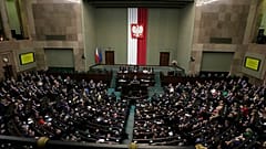 PiS-Abgeordnete haben die Parlamentsdebatte im Sejm unterbrochen (Archivbild)
