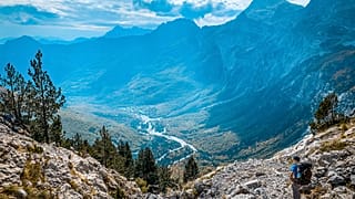 The Valbona Pass is an accessible (though not easy) hiking route that local tour companies have incorporated into a convenient three-day adventure. 