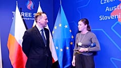 Le Ministre polonais des Affaires étrangères, Radosław Sikorski