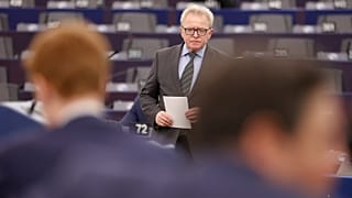 Il commissario europeo per l'agricoltura Janusz Wojciechowski al dibattito sull'approvazione dell'estrazione mineraria in acque profonde da parte della Norvegia al Parlamento europeo, 17 gennaio 2024