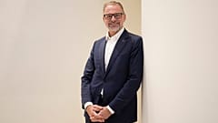 Director General of the European Space Agency Josef Aschbacher poses for a photo during the World Economic Forum in Davos, Switzerland.