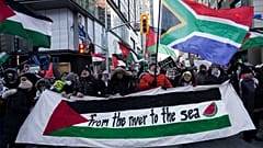 مظاهرة داعمة للفلسطينيين في كندا