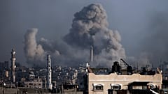 Israelischer Bombenangriff in Chan Yunis im südlichen Gazastreifen