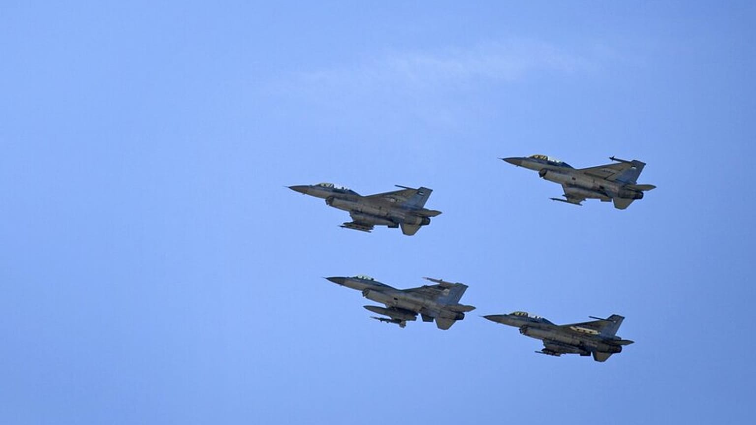 Ürdün Hava Kuvvetleri'ne ait savaş jetleri