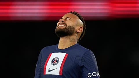 PSG football player Neymar during the French League One soccer match between Paris Saint-Germain and Angers at the Parc des Princes in Paris, France, 11 January 2023.