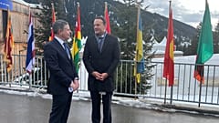 The Irish Taoiseach in Davos